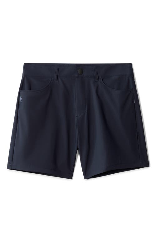 Shop Rhone Momentum Water Repellent Golf Shorts In True Navy