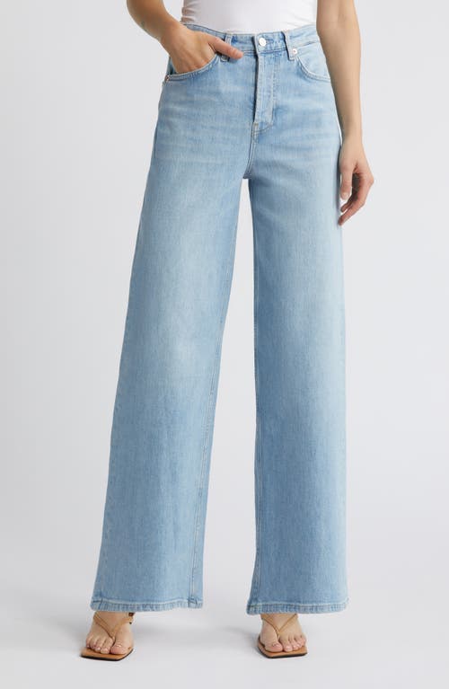 Shop Rails Getty High Waist Wide Leg Jeans In Blue Mist