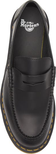 Penton Smooth Leather Loafers in Black