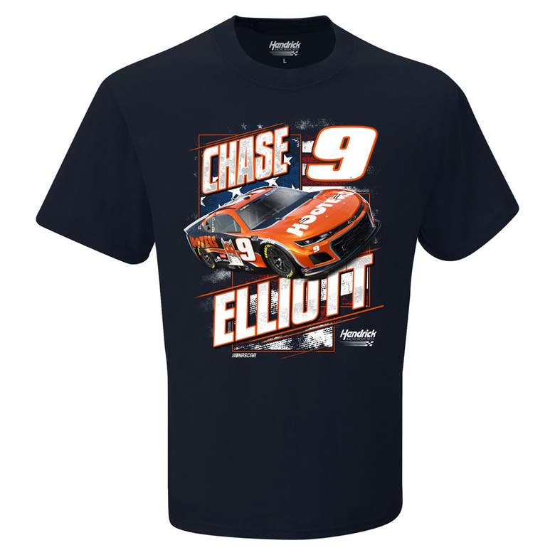 Shop Hendrick Motorsports Team Collection Navy Chase Elliott Hoosters Patriotic T-shirt
