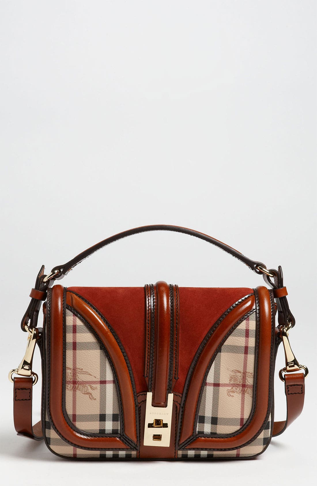 Burberry 'Haymarket Suede' Crossbody Bag Nordstrom