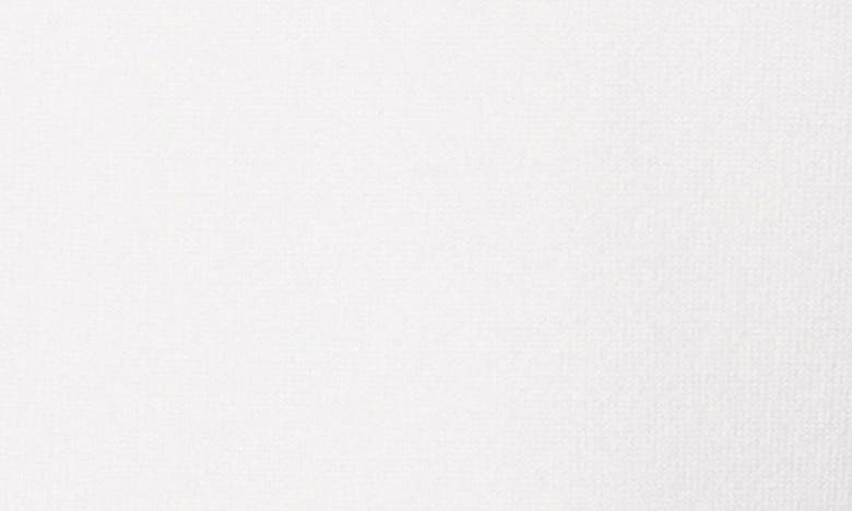 Spring + Mercer Ottoman Accent Short Sleeve Half-zip Sweater In White