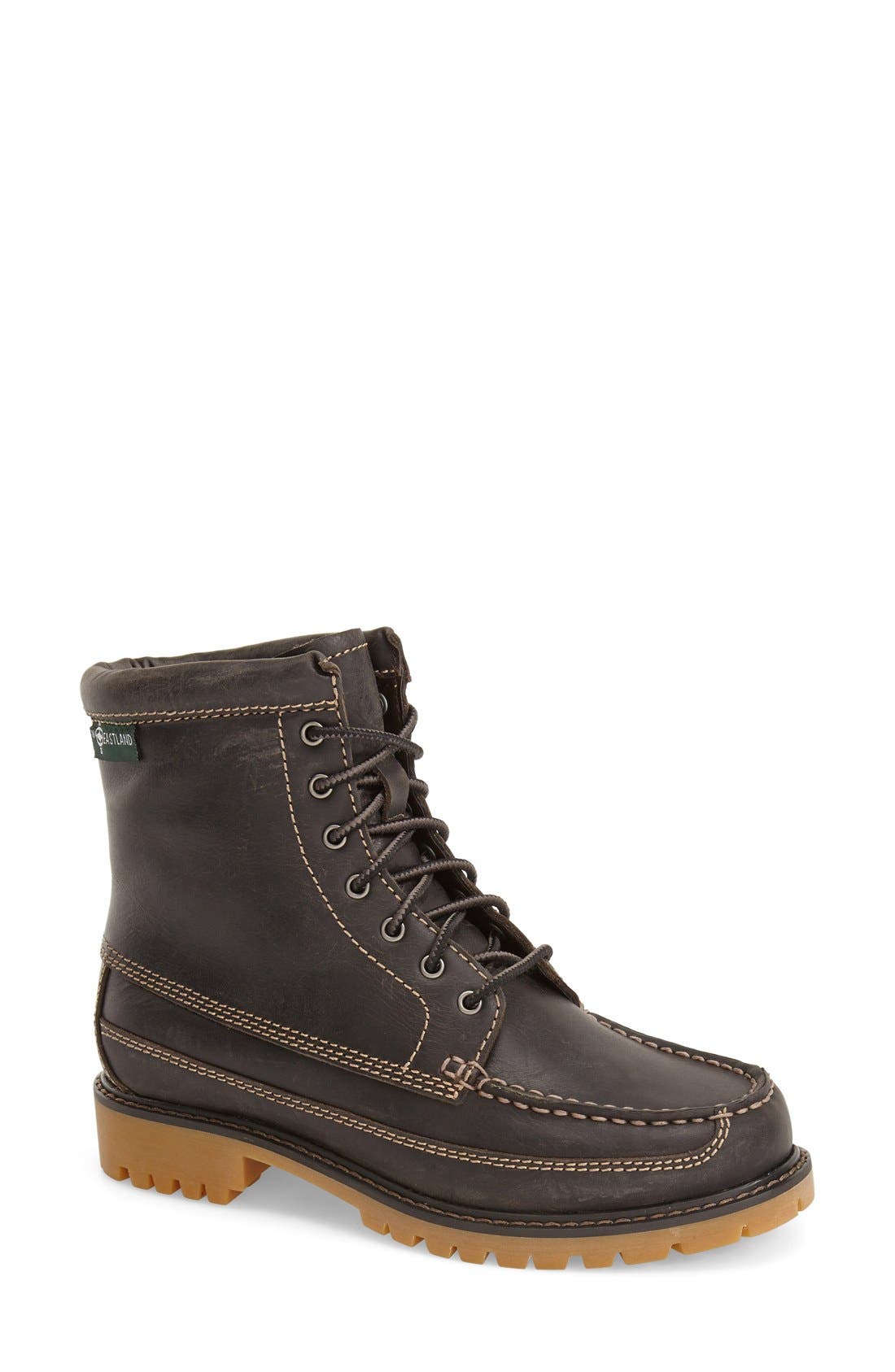 Eastland 'Charlie' LaceUp Lug Boot (Women) Nordstrom