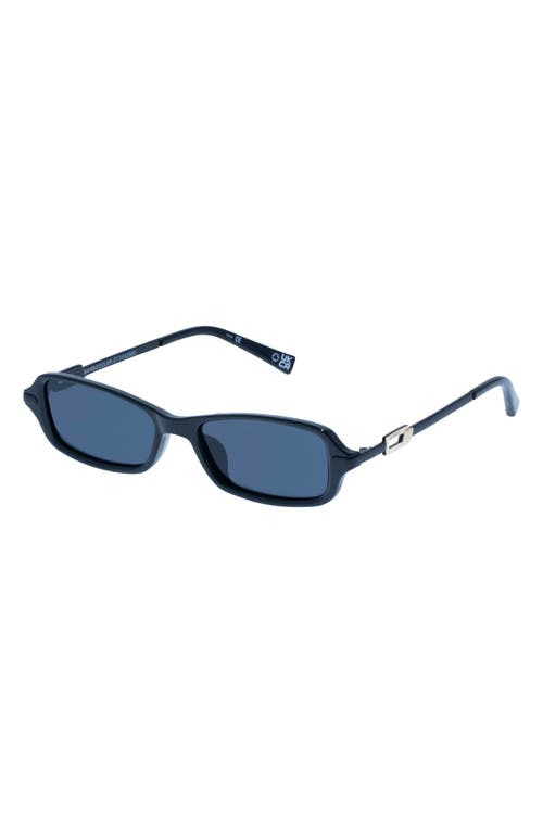 Shop Le Specs Bamboozler 53mm Rectangular Sunglasses In Black