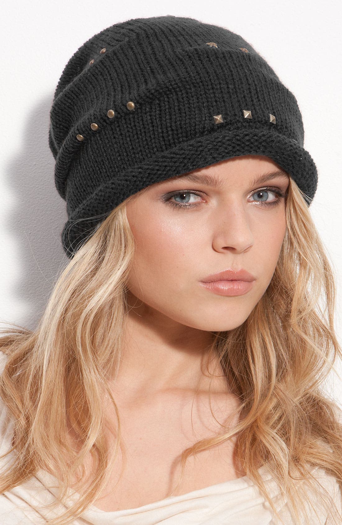 Tasha Studded Slouchy Beanie Nordstrom