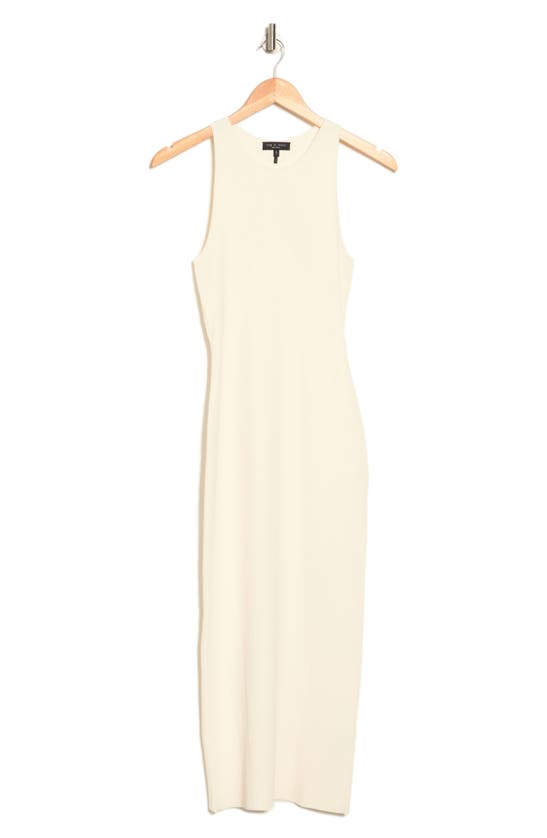 Rag & Bone Asher Rib Tank Dress In Ivory