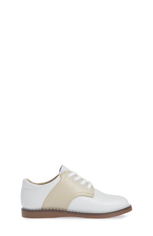 Shop Footmates Cheer Oxford In White/ecru