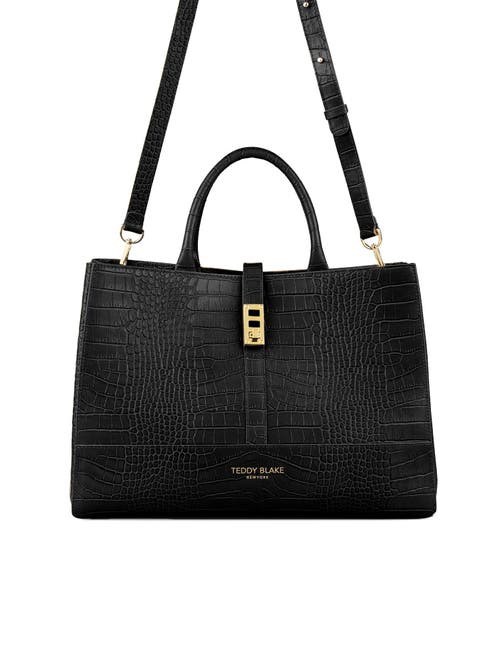 Teddy Blake Lola Croco 15" In Black/red