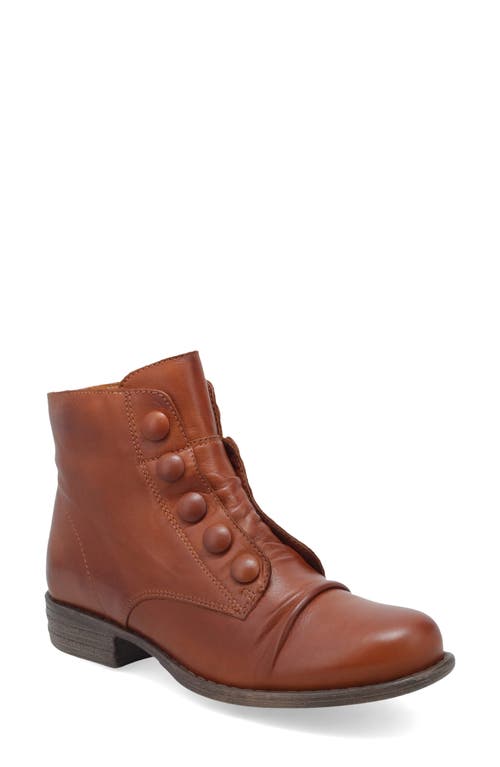 Louise Slightly Slouchy Bootie in Brandy