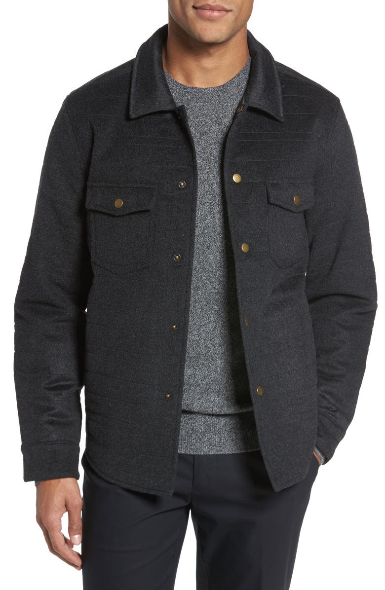 Billy Reid Michael Slim Fit Quilted Shirt Jacket | Nordstrom