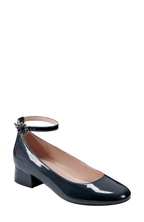 Shop Bandolino Lexy Ankle Strap Pump In Dark Blue