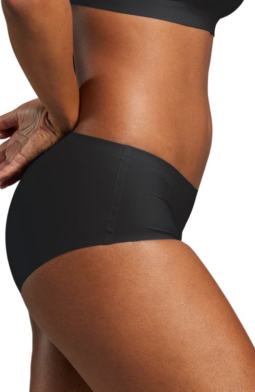 Shop Siella Invisible Hipster Pantie In Black