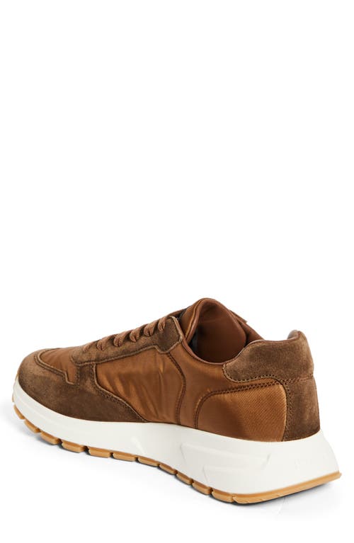 Shop Prada Prax Sneaker In Mogano/corinto