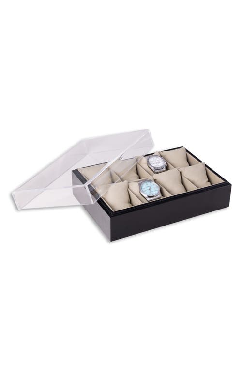 Bey-berk Watch Storage Case In Black