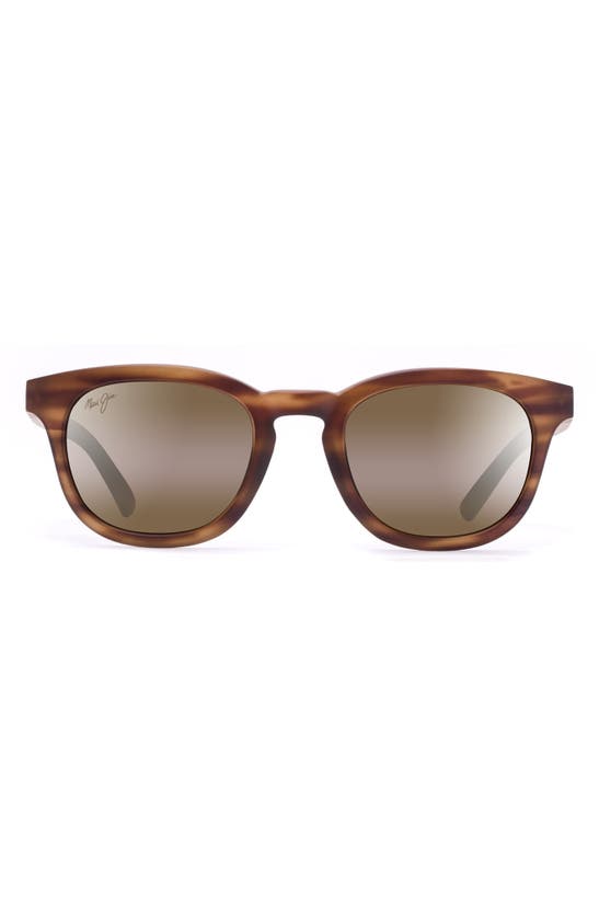 Maui Jim Koko Head Polarized Mirrored Round Sunglasses, 48mm In Copper