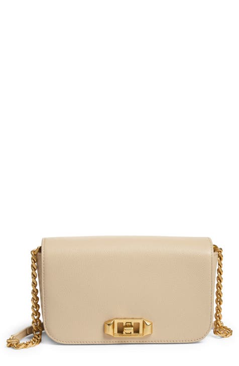 Nordstrom deals Blue leather crossbody gold gold over bag