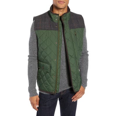 Vince Camuto Quilted Vest, Green