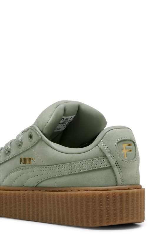 Shop Puma X Fenty Creeper Sneaker In Green Fog- Goldum