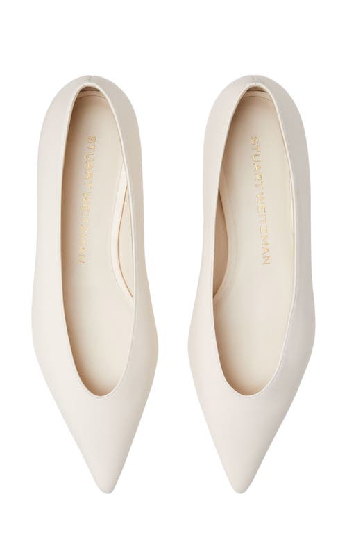 Shop Stuart Weitzman Lina Flat In Seashell