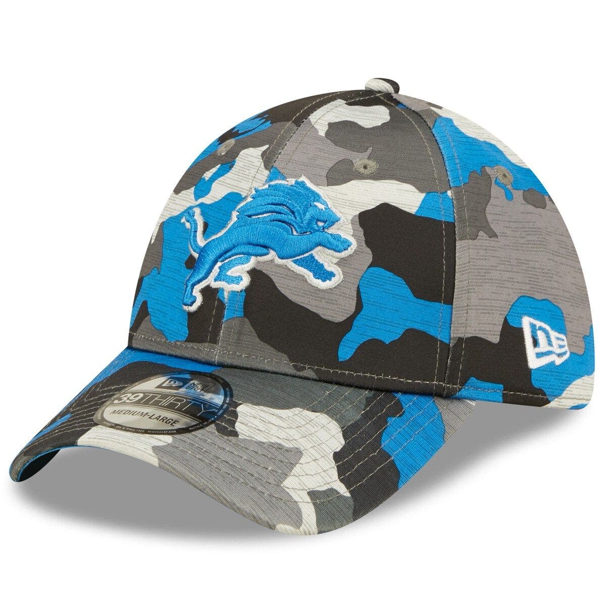 Men's Detroit Lions New Era Black 2022 Sideline 59FIFTY Low