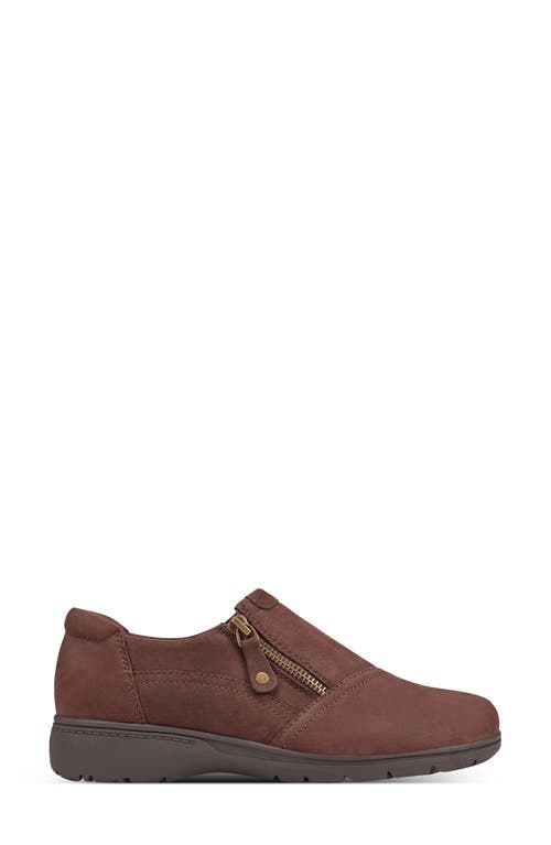 Rockport Women's Hallie Waterproof Casual Closed Toe Shoes In Dark Brown