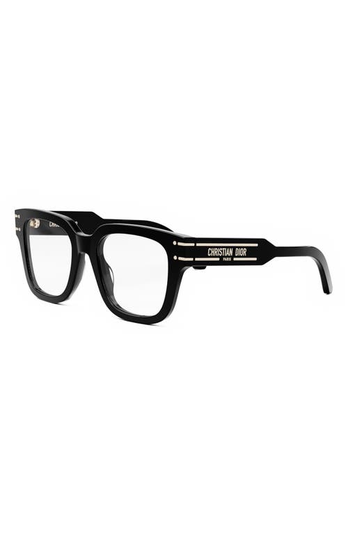 DIOR 'DIORSIGNATUREO S1I 52MM BLUE LIGHT BLOCKING GLASSES