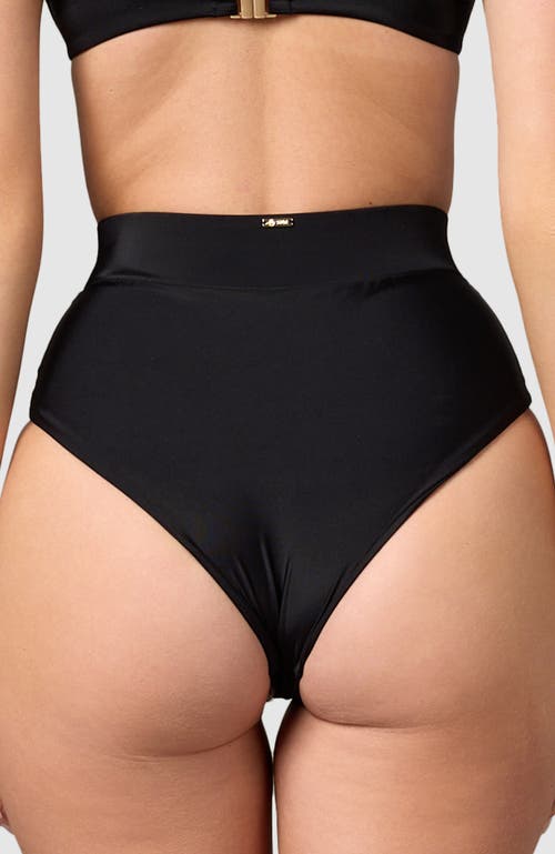 Shop Mbm Swim Aspire Bikini Bottoms In Black