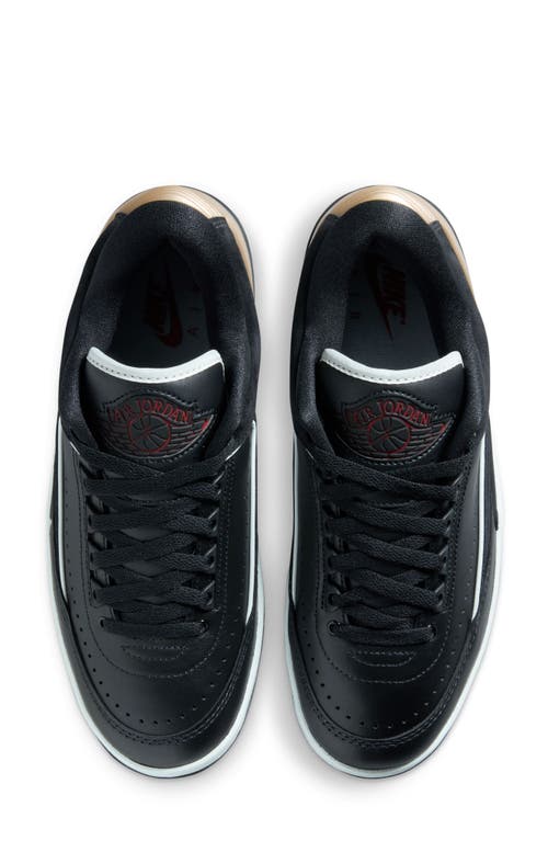 Shop Jordan Air  2 Retro Sneaker In Black/varsity Red/gold