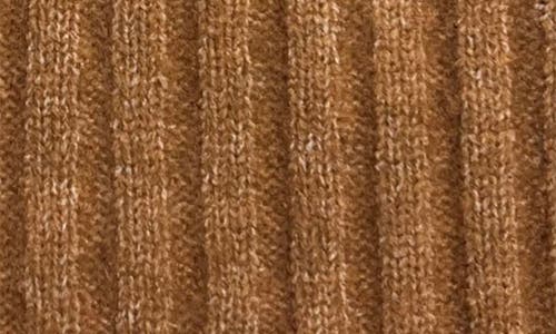 Marcus Adler Floral Beanie & Arm Warmers Set In Brown