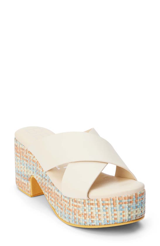 Shop Beach By Matisse Nellie Platform Sandal In Ivory