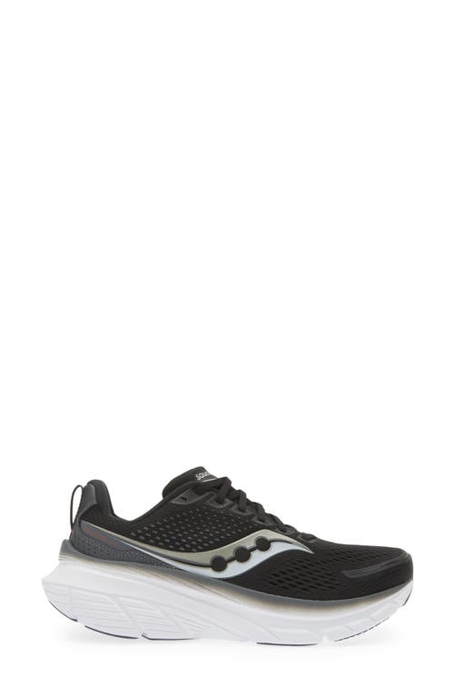 Shop Saucony Guide 17 Running Shoe In Black/shadow