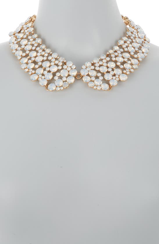 Eye Candy Los Angeles Diana Imitation Pearl Collar Necklace In Beige