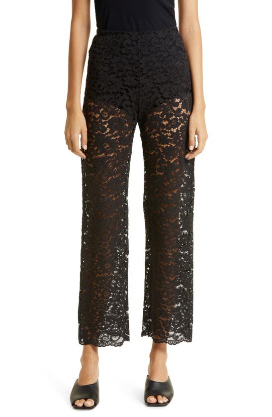 Baum Und Pferdgarten Nata Stretch Cotton Lace Crop Trousers In