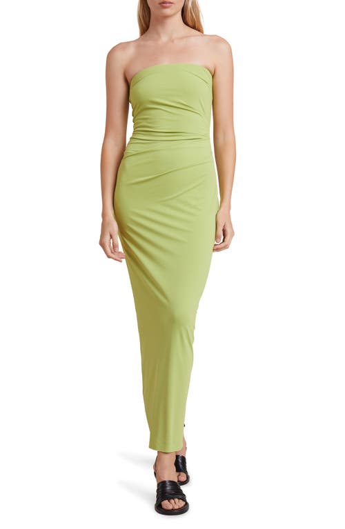 Bec & Bridge Myla Strapless Maxi Dress in Lime