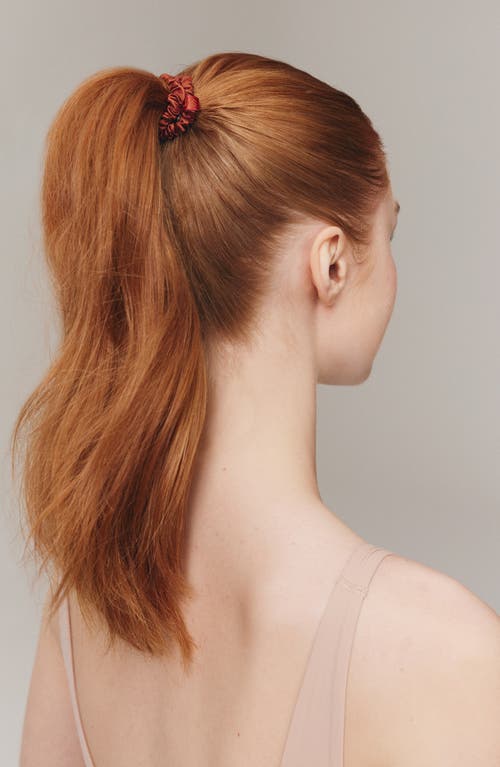 Slip Pure Silk 4-pack Skinny Scrunchies: Back To Basics Collection In Auburn