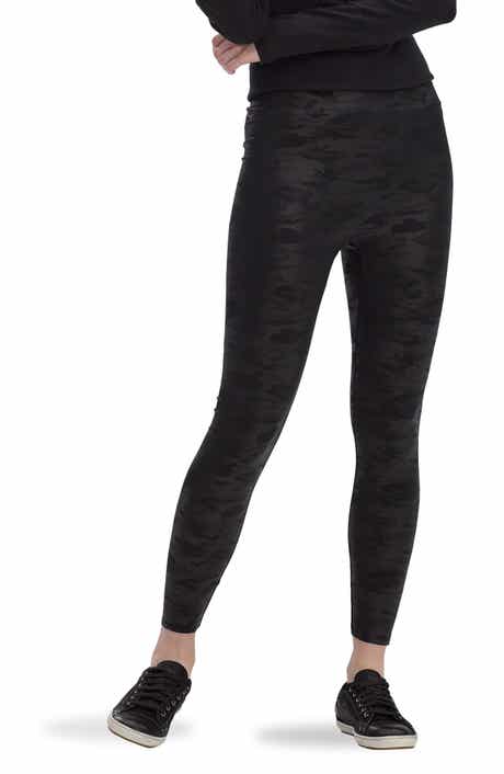 Faux Leather Fleece-Lined Legging Black – Research and Design