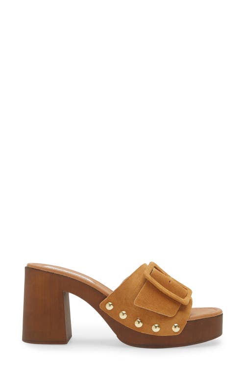 Shop Steve Madden Marlena Platform Clog In Sand Suede