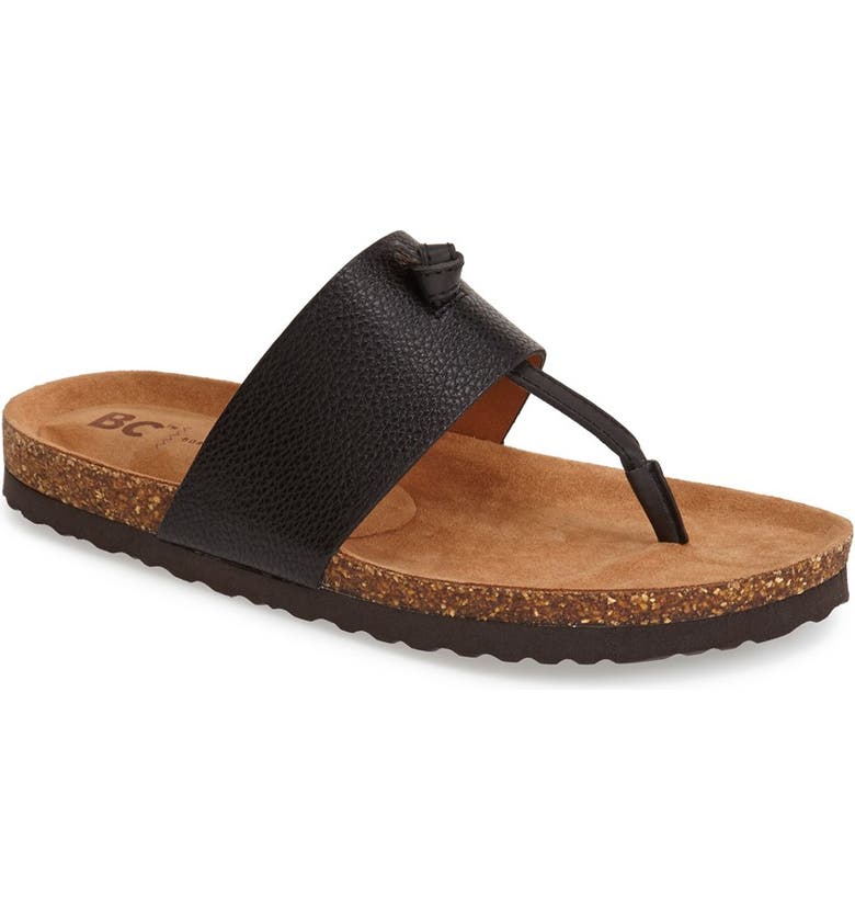 BC Footwear 'Lynx' Faux Leather Thong Sandal (Women) | Nordstrom