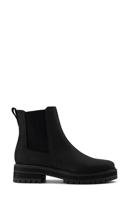 Shop Toms Bennet Chelsea Boot In Black Leather