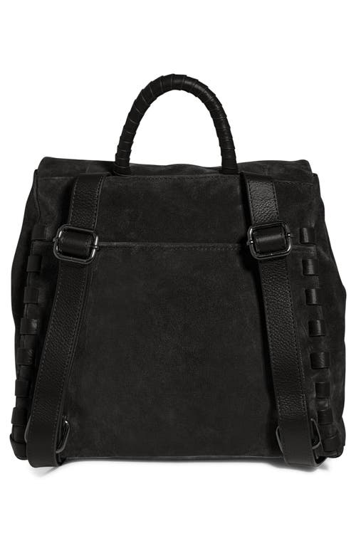 Shop Aimee Kestenberg Zen Leather Backpack In Black Suede