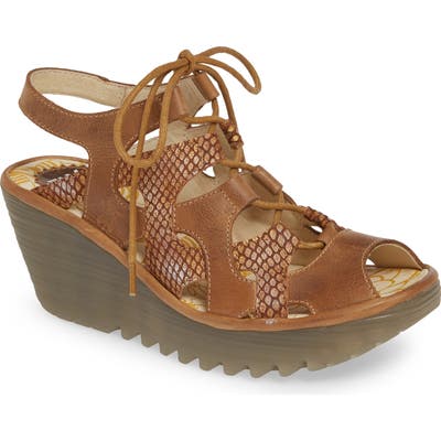 Fly London Yexa Sandal - Brown