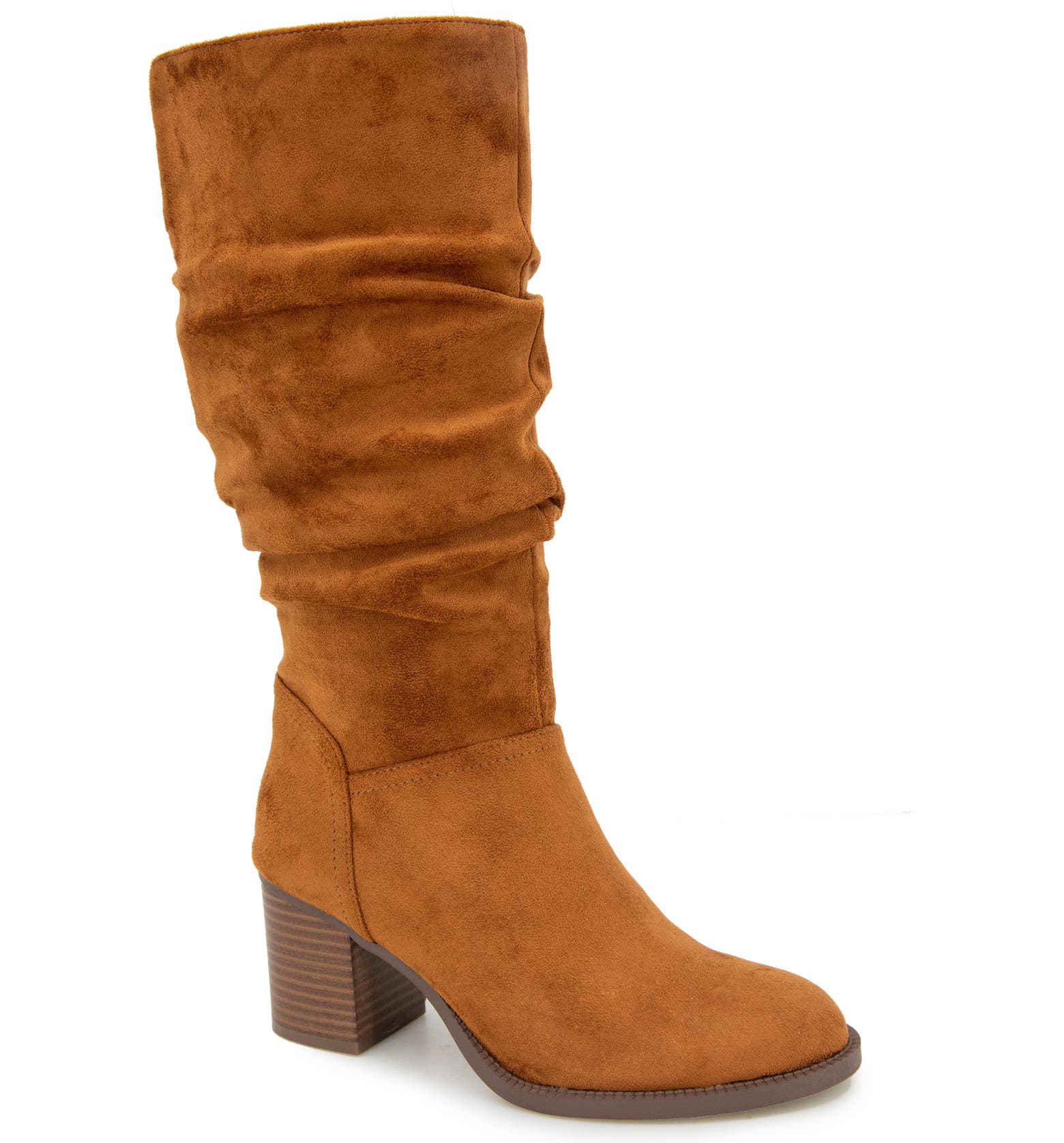 Reaction Kenneth Cole Sonia Ruched Knee High Boot (Women) | Nordstromrack