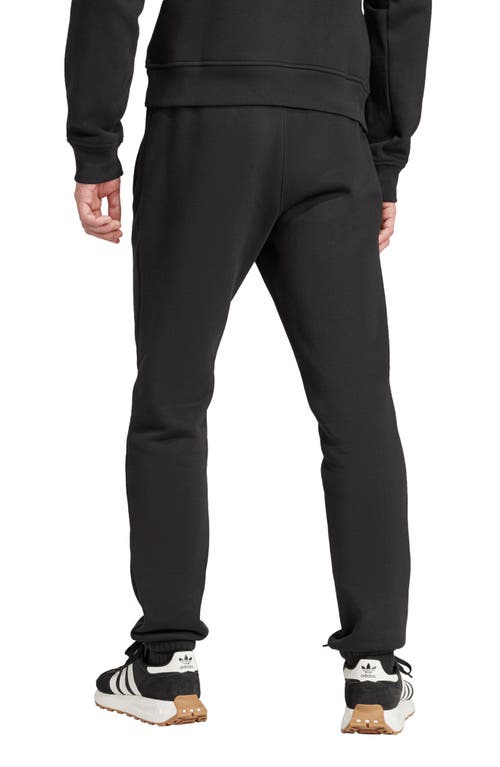 Shop Adidas Originals Trefoil Essentials Slim Fit Sweatpants In Black