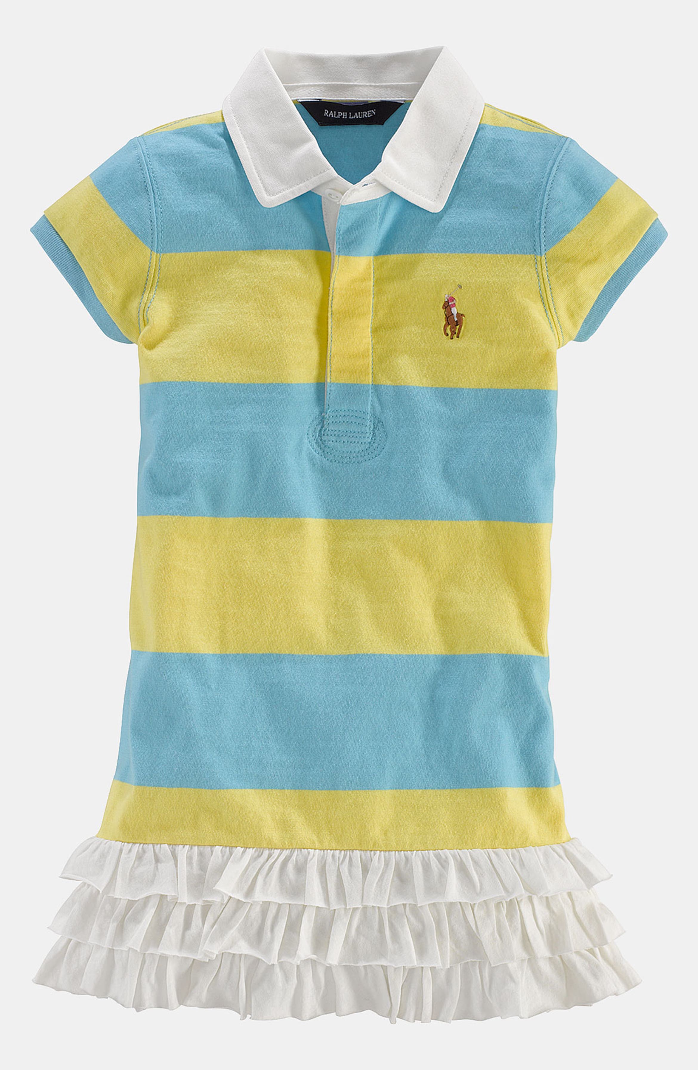 Ralph Lauren Stripe Dress (Toddler) | Nordstrom