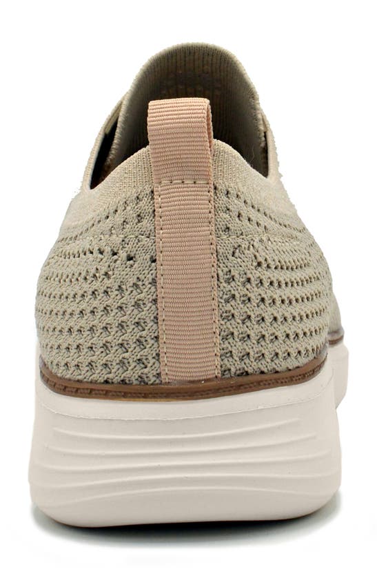 Delo Go Green Mesh Sneaker In Beige