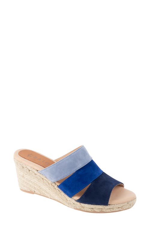 ByPaige BY PAIGE Brie Espadrille Wedge Sandal in Blue