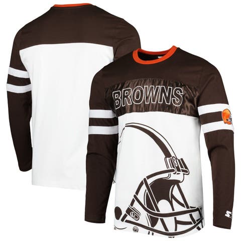 Women's Nike Brown Cleveland Browns 2023 Salute to Service Long Sleeve T-Shirt Size: Extra Small