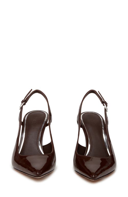 Shop Paige Samara Slingback Pointed Toe Pump In Chocolate