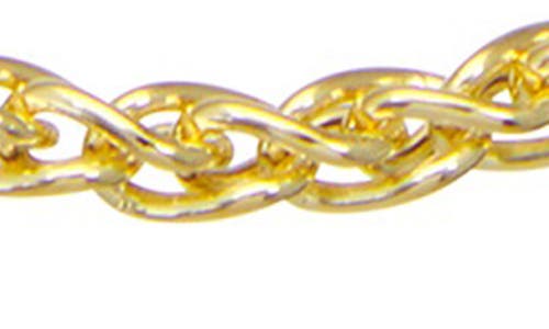 Fzn Wheat Chain Necklace In Yellow Gold