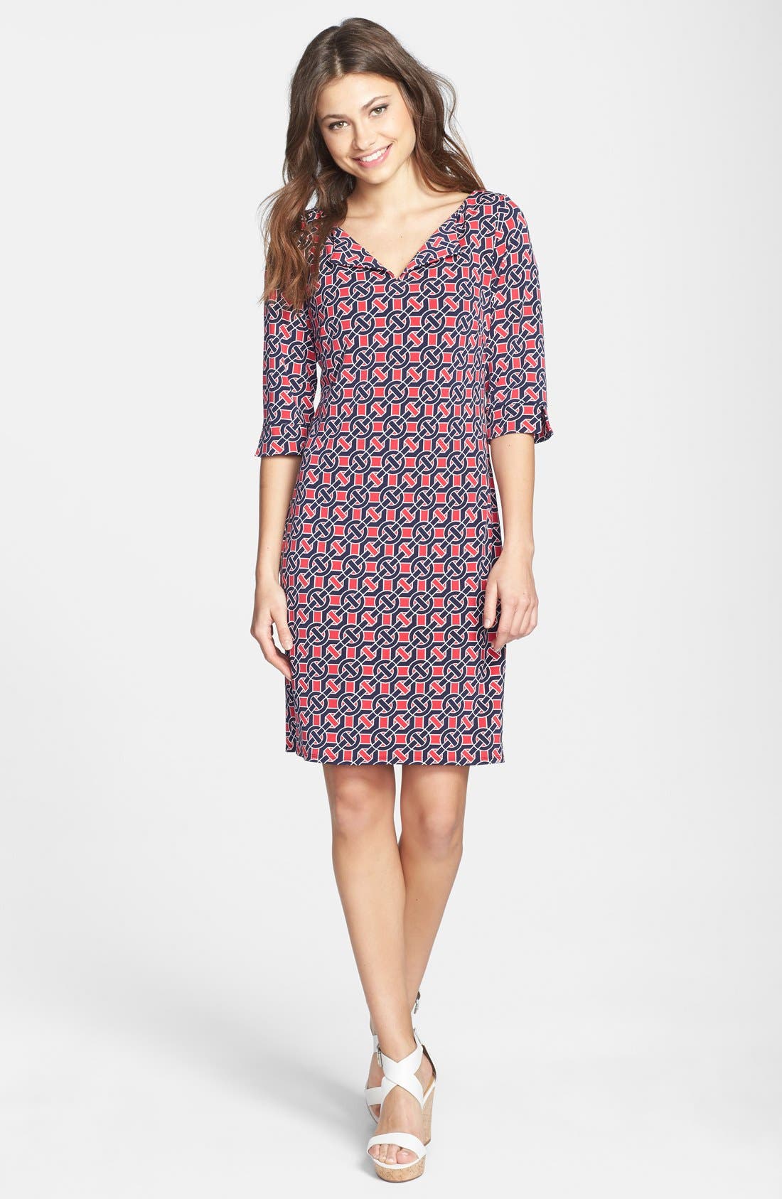 Laundry by Shelli Segal Print Jersey Shift Dress Nordstrom